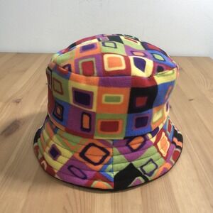Isotoner Colorful Squares Bucket Hat